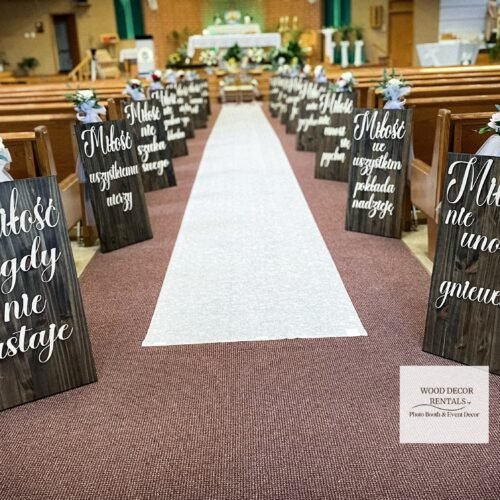 CORINTHIANS’ AISLE SIGNS SET OF 16