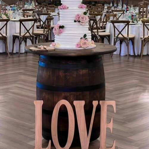 BARREL WITH TABLETOP