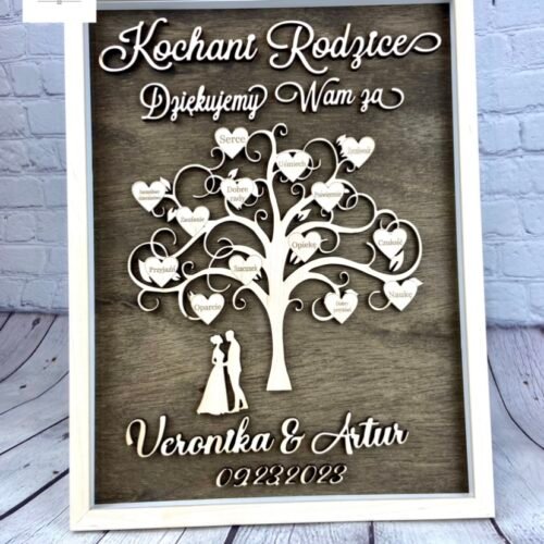 A Keepsake Thank You for Our Parents