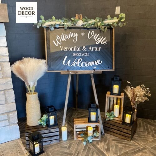 VASE WITH FLOWERS 25"